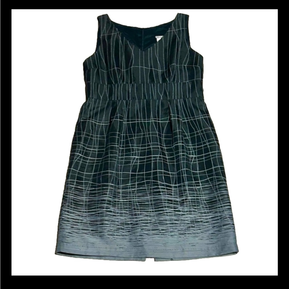 Anni Kuan Metallic Stripe Dress Size 10